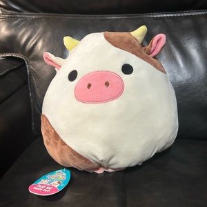 Squishmallow Ronnie the Cow and Rosie the Pig Flipamallow 12”